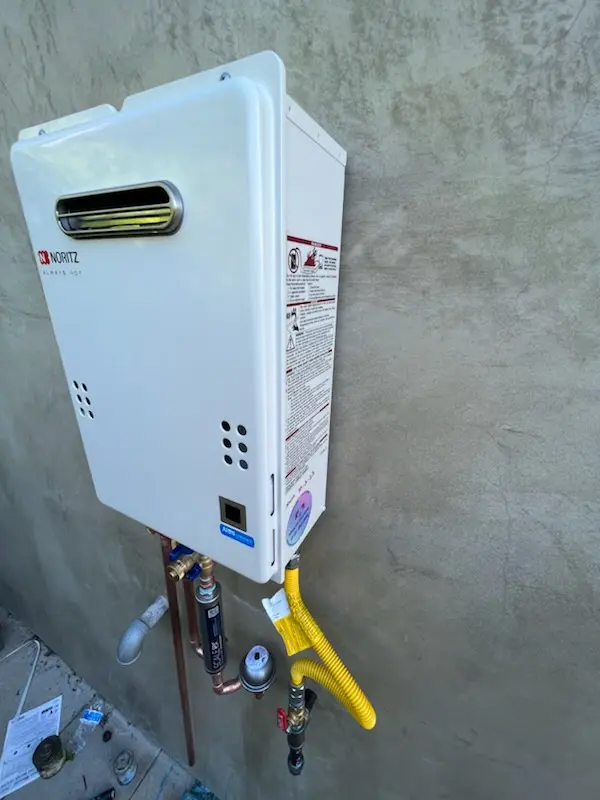 Tankless water heater installation for Tracy homes